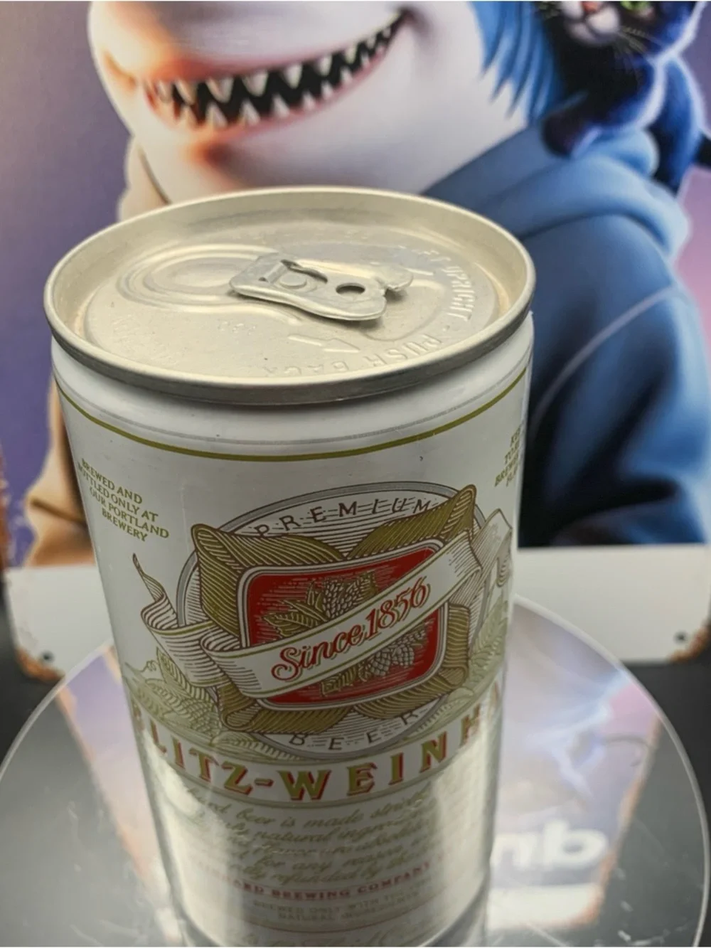 Vintage Beer Can Blitz-Weinhard Premium Beer Tab Empty Portland Oregon
